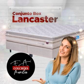 Comprar o produto de Conjunto Box Lancaster! em Colchões em Marília, SP por Solutudo