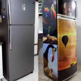 Comprar o produto de Envelopamento de Geladeira em Adesivos em Marília, SP por Solutudo