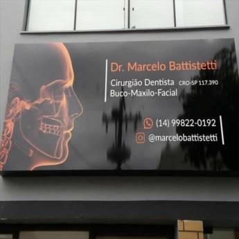 Comprar o produto de Fachada em ACM com aplicação de Adesivo em Adesivos em Marília, SP por Solutudo