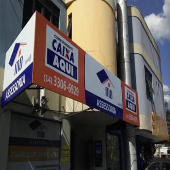 Comprar o produto de Fachadas em Lona em Adesivos em Marília, SP por Solutudo