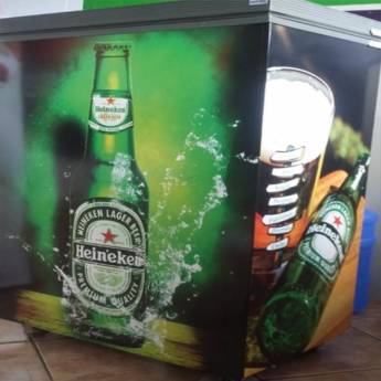 Comprar o produto de Envelopamento de Frigobar em Adesivos em Marília, SP por Solutudo