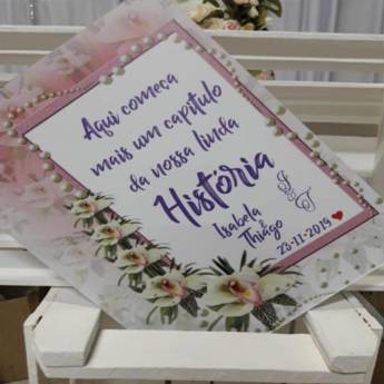 Comprar o produto de Placas Comemorativas em Placas Decorativas em Marília, SP por Solutudo