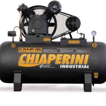 Comprar o produto de Compressor 20 pés 200 litros Chiaperini em Compressores em Ourinhos, SP por Solutudo