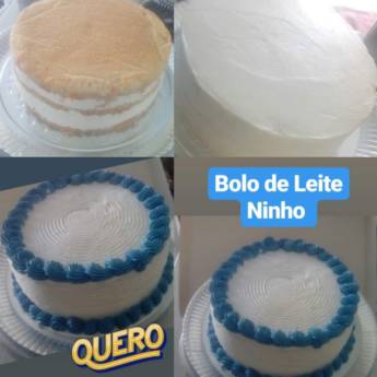 Comprar o produto de Bolo de Leite Ninho  em Bolos e Doces em Bauru, SP por Solutudo