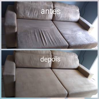 Comprar o produto de Higienização e Impermeabilização de Estofado - Sofá em Limpeza de estofado  em Jundiaí, SP por Solutudo