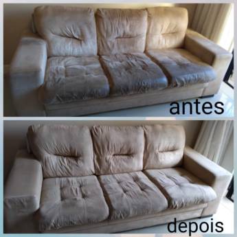 Comprar o produto de Higienização e Impermeabilização de Estofado - Sofá em Limpeza de estofado  em Jundiaí, SP por Solutudo