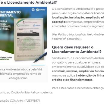 Comprar produto Licenciamento ambiental em Consultoria pela empresa VM Licenciamento Ambiental em Aracaju, SE