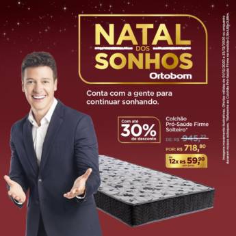 Comprar o produto de Colchão Pró-Saúde Firme Solteiro em Colchões em Foz do Iguaçu, PR por Solutudo