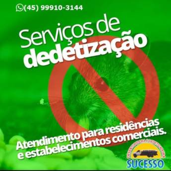 Comprar o produto de Serviços de Dedetização em Dedetização em Foz do Iguaçu, PR por Solutudo