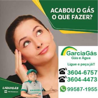 Comprar o produto de Peça seu gás na Gárcia Gás! em A Gás em Fazenda Rio Grande, PR por Solutudo