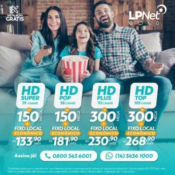 Comprar o produto de TV HD em Provedores de Internet em Agudos, SP por Solutudo