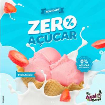 Comprar o produto de Sorvetes Zero Açúcar em Sorvetes em Fernandópolis, SP por Solutudo