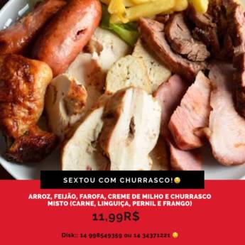 Comprar o produto de Marmitex de Churrasco em Marmitex em São Manuel, SP por Solutudo