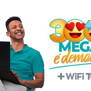 Comprar o produto de 300 Mega + Wifi Top! em Provedores de Internet em Jaú, SP por Solutudo