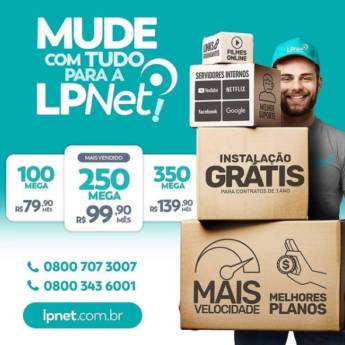Comprar o produto de Mude com tudo para a LPNET! em Provedores de Internet em Jaú, SP por Solutudo
