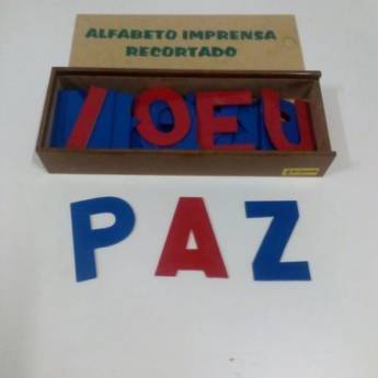 Comprar o produto de ALFABETO RECORTADO IMPRENSA (unidade) em Brinquedos e Hobbies em Gravatá, PE por Solutudo