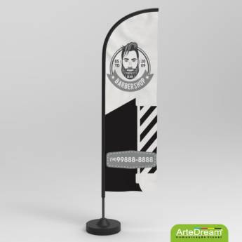 Comprar o produto de Wind Banner  Barbearia em Bauru em Wind Banner em Bauru, SP por Solutudo