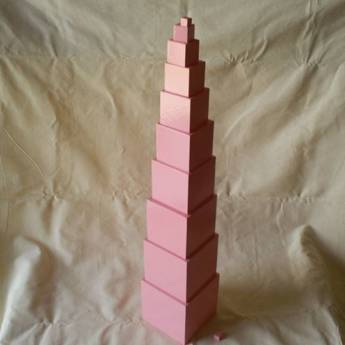 Comprar o produto de TORRE ROSA (unidade) 1 em Brinquedos em Gravatá, PE por Solutudo