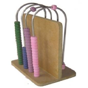 Comprar o produto de ÁBACO CIRCULAR COM 4 HASTES em Brinquedos em Gravatá, PE por Solutudo