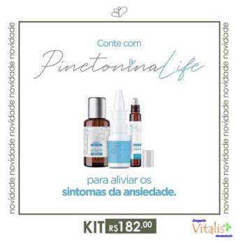 Comprar produto Pinetonina em Avaré em Manipulados pela empresa Drogaria & Manipulação Vitalis em Avaré, SP