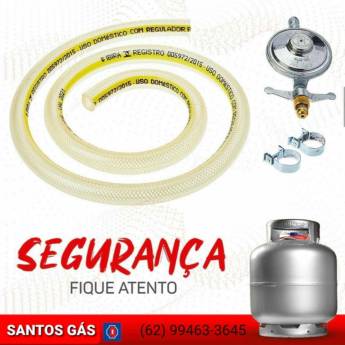 Comprar o produto de Precisou de Gás? Chame a Santos Gás! em Gás em Aparecida de Goiânia, GO por Solutudo