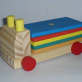 Comprar o produto de CARRO DE ENCAIXE DE 1 A 5  em Brinquedos e Hobbies em Gravatá, PE por Solutudo