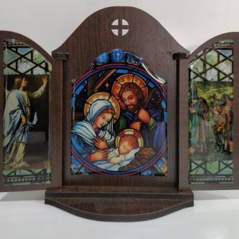 Comprar o produto de Presépio em MDF com Fotos em Artigos Religiosos em Aparecida, SP por Solutudo