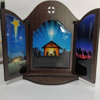 Comprar o produto de Presépio em MDF com Fotos em Artigos Religiosos em Aparecida, SP por Solutudo