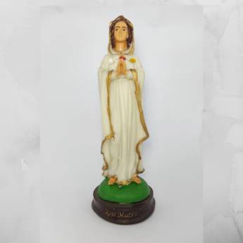 Comprar o produto de Imagem Rosa Mística 20cm em Resina em Artigos Religiosos em Aparecida, SP por Solutudo