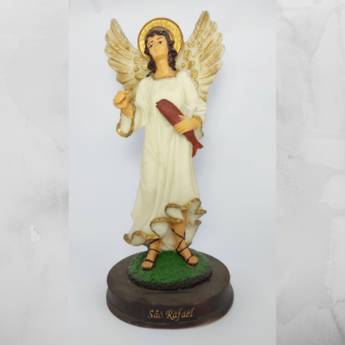 Comprar o produto de Imagem de São Rafael 20cm em Resina em Artigos Religiosos em Aparecida, SP por Solutudo