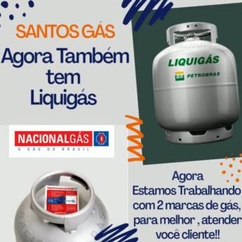 Comprar o produto de Precisou de Gás? Chame a Santos Gás! em Gás em Aparecida de Goiânia, GO por Solutudo