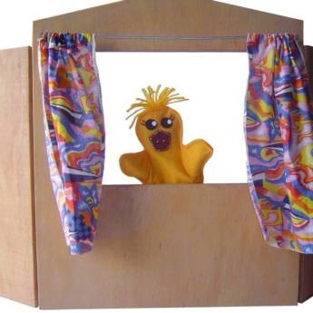 Comprar o produto de CENÁRIO DE FANTOCHES DE MADEIRA em Brinquedos e Hobbies em Gravatá, PE por Solutudo