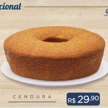 Comprar o produto de Bolo funcional de Cenoura em Bolos Caseiros em Ponta Grossa, PR por Solutudo