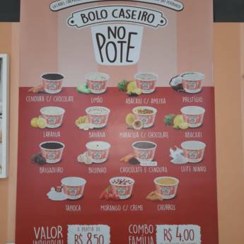 Comprar o produto de Combo Família - Na compra de 4 unidades você ganha R$ 4,00 de desconto do combo em Bolo no Pote em Ponta Grossa, PR por Solutudo