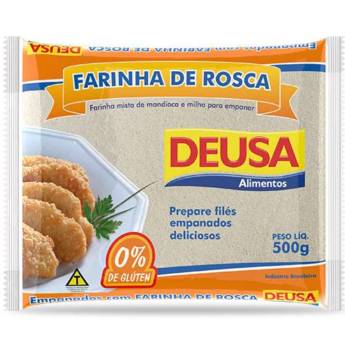 Comprar o produto de Farinha de rosca Deusa 500g em Farinha em Garça, SP por Solutudo