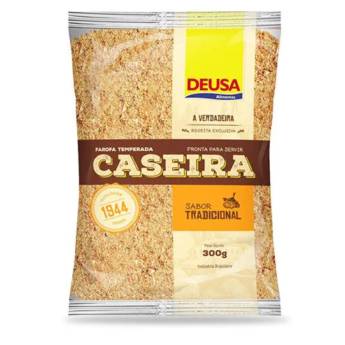 Comprar o produto de Farofa temperada caseira Deusa 300g em Farofa em Garça, SP por Solutudo