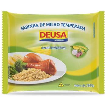 Comprar o produto de Farofa pronta de milho tradicional Deusa 350g em Farofa em Garça, SP por Solutudo