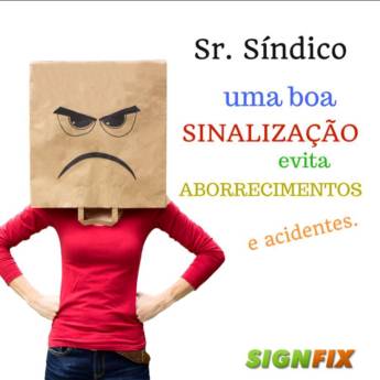 Comprar o produto de Sinalização em Sinalização em Recife, PE por Solutudo