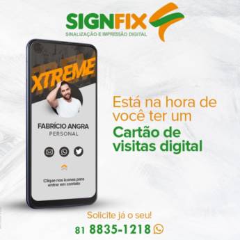 Comprar o produto de Cartão Digital em Cartão de Visita em Recife, PE por Solutudo
