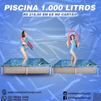 Comprar o produto de PISCINA 1000 L  em Piscinas e Infláveis em São José dos Campos, SP por Solutudo