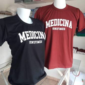 Comprar o produto de Camiseta Medicina  em Uniformes em Mineiros, GO por Solutudo