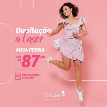 Comprar o produto de DEPILAÇÃO A LASER - MEIA PERNA em Depilação em Botucatu, SP por Solutudo