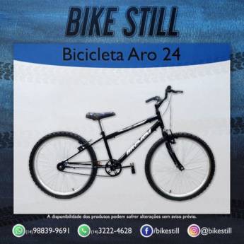Comprar o produto de Bicicleta Aro 24 com quadro de ferro Bremem em Bicicletas Adultos em Bauru, SP por Solutudo