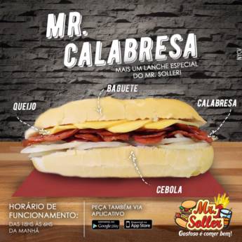 Comprar o produto de mr.calabresa em Lanches - Lanchonetes em Botucatu, SP por Solutudo