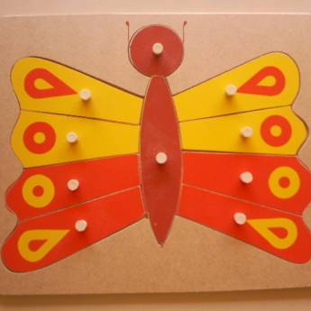 Comprar o produto de ENCAIXE DA BORBOLETA em Brinquedos e Hobbies pela empresa Art Gravata em Gravatá, PE por Solutudo