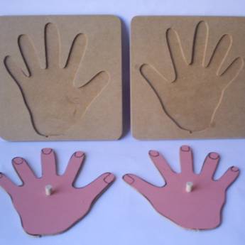 Comprar o produto de ENCAIXE DAS MÃOS (unidade) em Jogos Educativos em Gravatá, PE por Solutudo