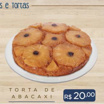 Comprar o produto de Torta de Abacaxi em Cucas e Tortas em Ponta Grossa, PR por Solutudo