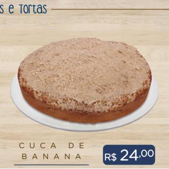 Comprar o produto de Cuca de Banana em Cucas e Tortas em Passo Fundo, RS por Solutudo