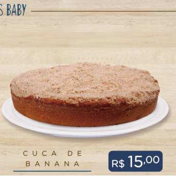 Comprar o produto de Cuca de Banana Baby em Bolos Baby em Ponta Grossa, PR por Solutudo