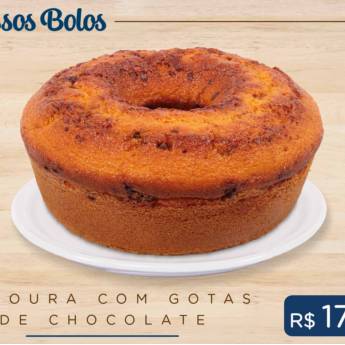Comprar o produto de Bolo de Cenoura com Gotas de Chocolate em Bolos Caseiros em Ponta Grossa, PR por Solutudo
